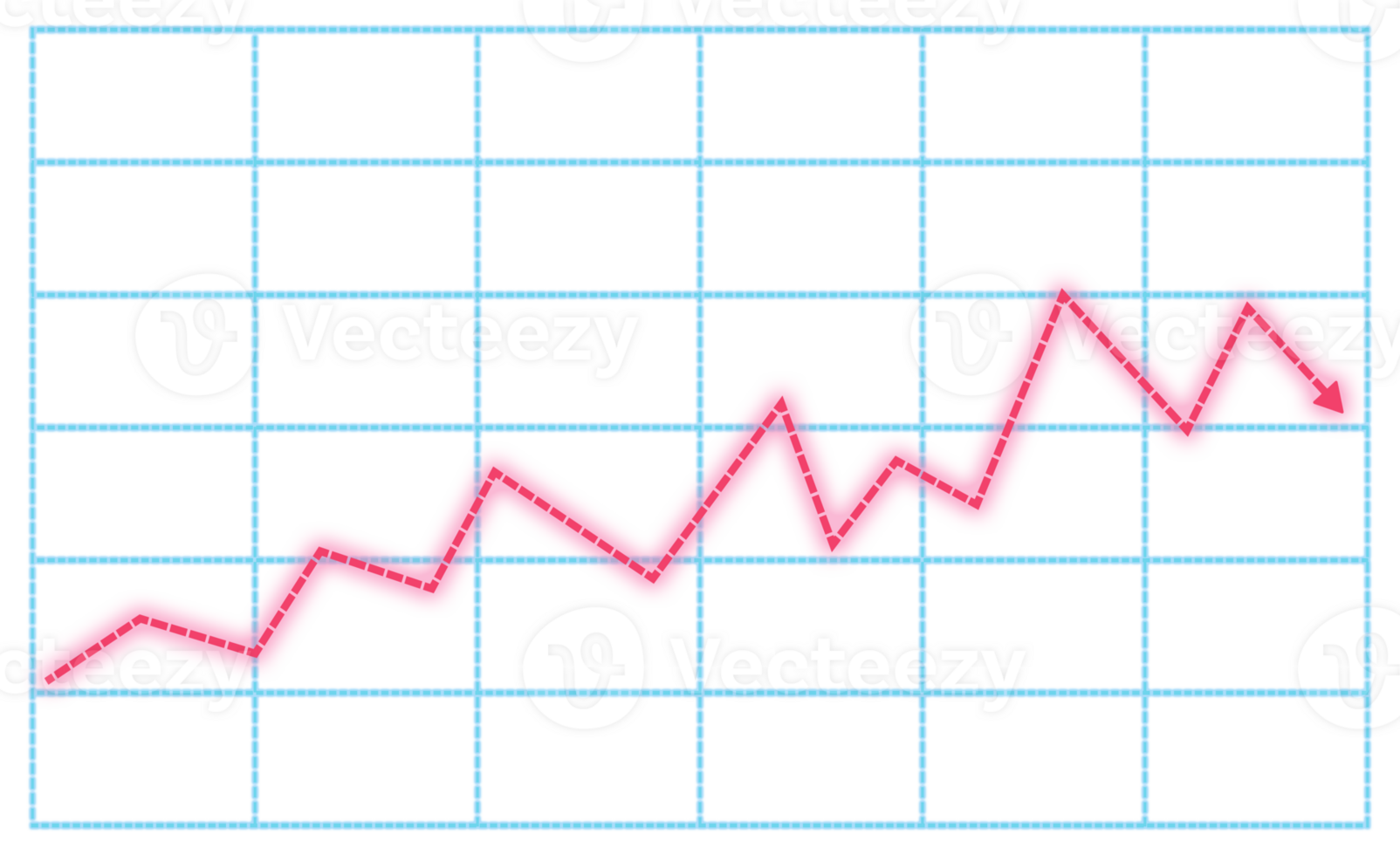 a graph line on a transparent background png