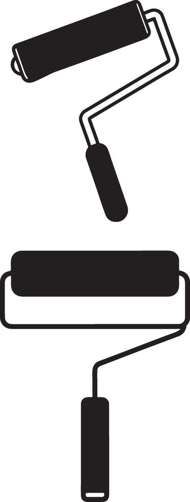 Paint roller icon design vector