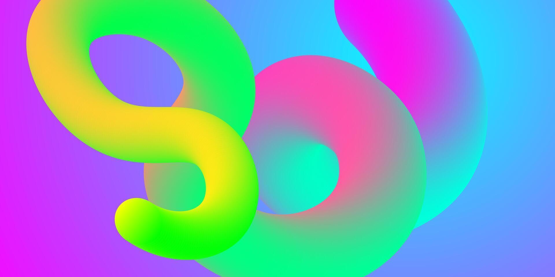 Abstract fluid curve shape background. Gradient blend line. Creative design element. illustration backdrop. vector