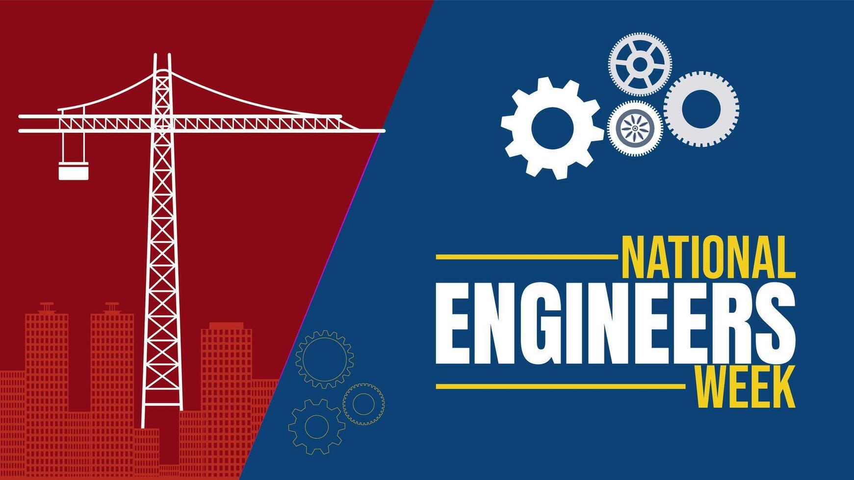 National Engineers Week Empowering Future Generations of Engineers vector