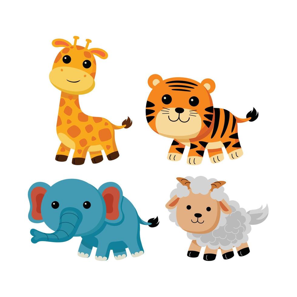 Cute Cartoon Forest Animal vector