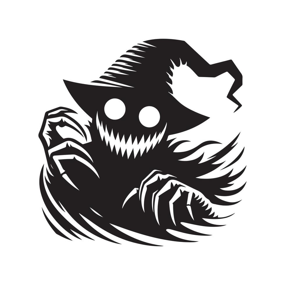 Halloween Silhouette Vectors for Creative Posters