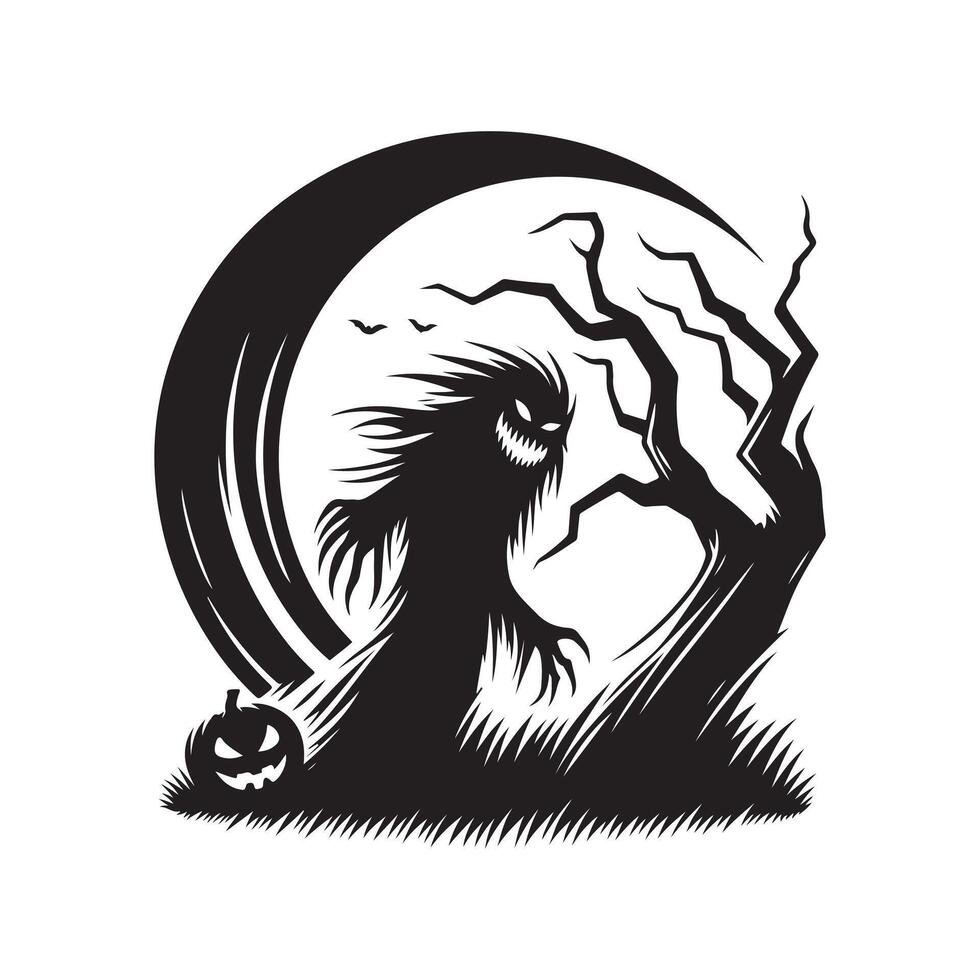 Halloween Nightmare Vectors for Event Graphics