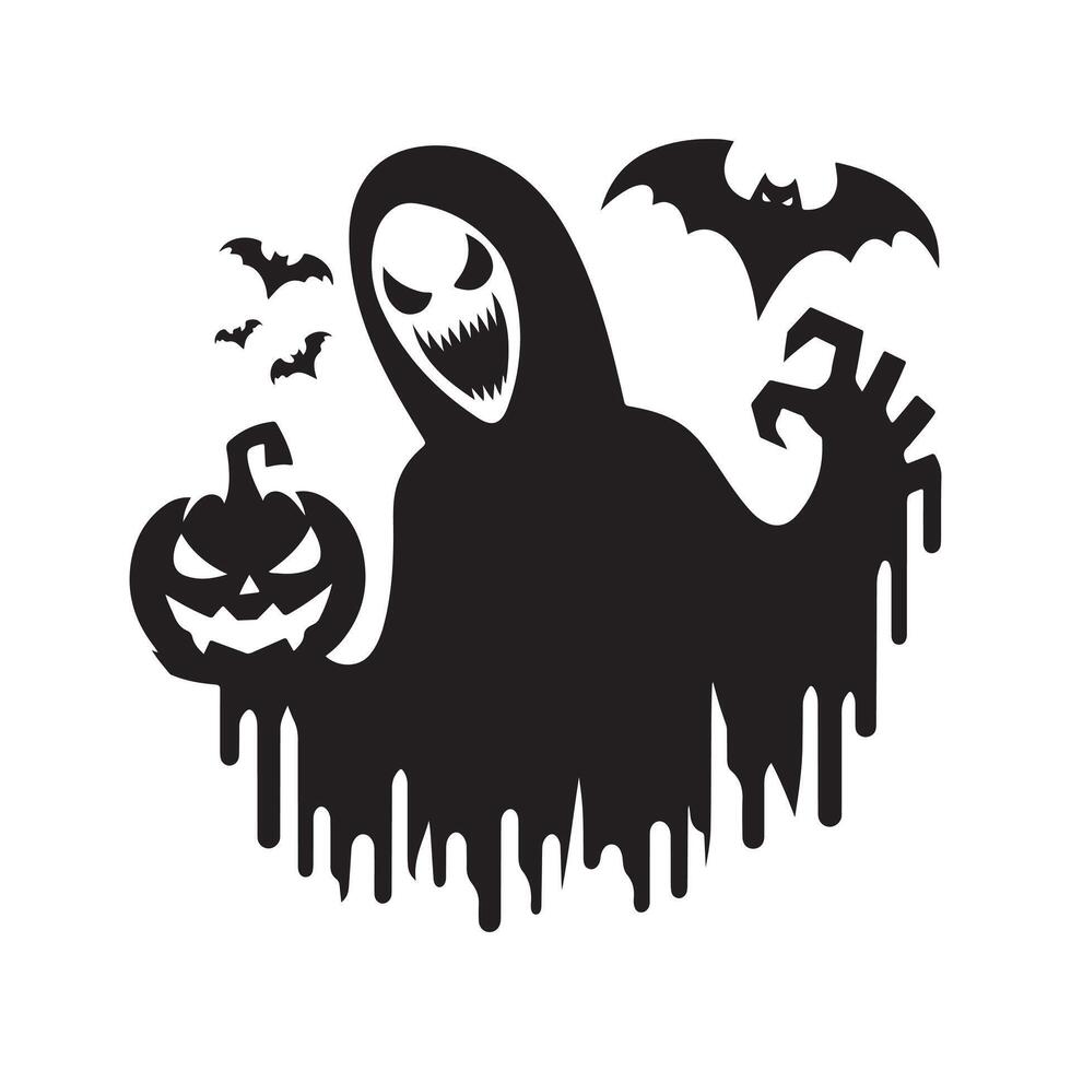 Halloween Silhouette Vectors for Seasonal Branding Ideas