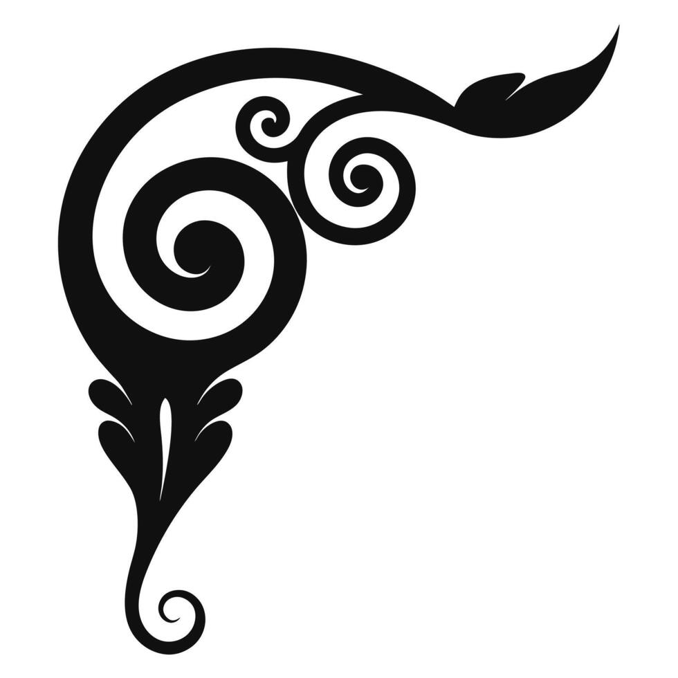 Decorative Ornamental Corner Designs Classic Project vector