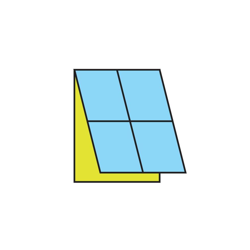 Illustration window unique design vector