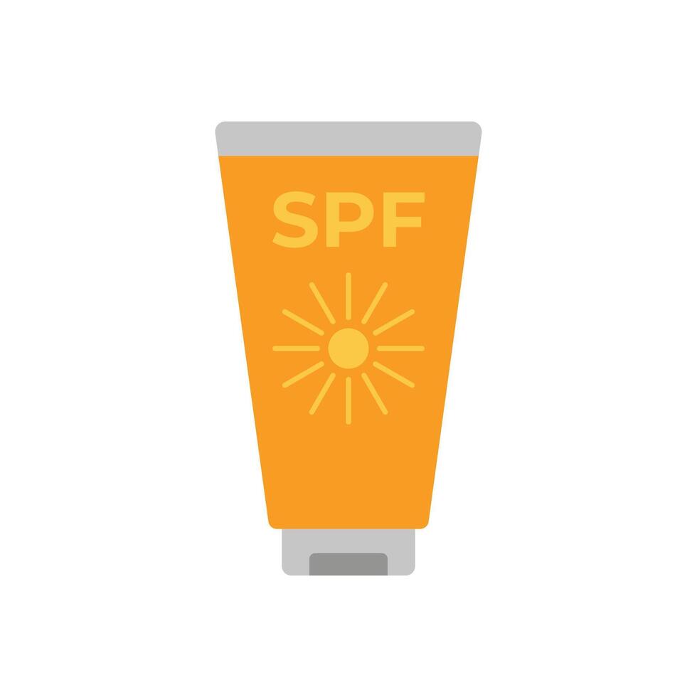sunblock cream icon design creative idea vector