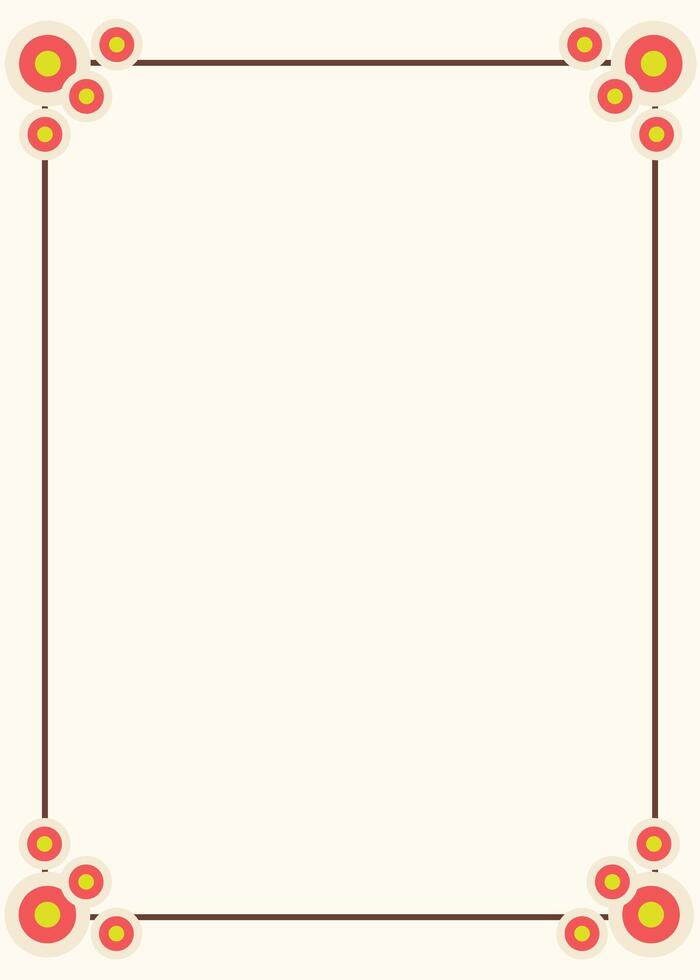 vintage wedding invitation card template design vector