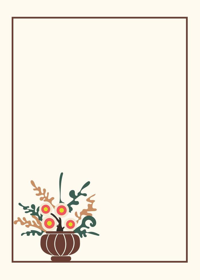 vintage wedding invitation vector