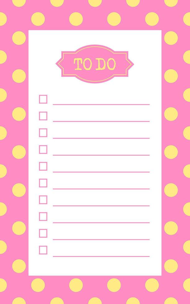 Goals to Master in 2025. To do list template. vector