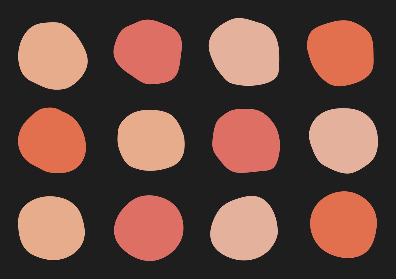 Modern liquid amorphous form bullet point set, doodle geometric minimal silhouette background design, abstract irregular shape art, boho random symbol set, cute organic asymmetric element graphic, vector