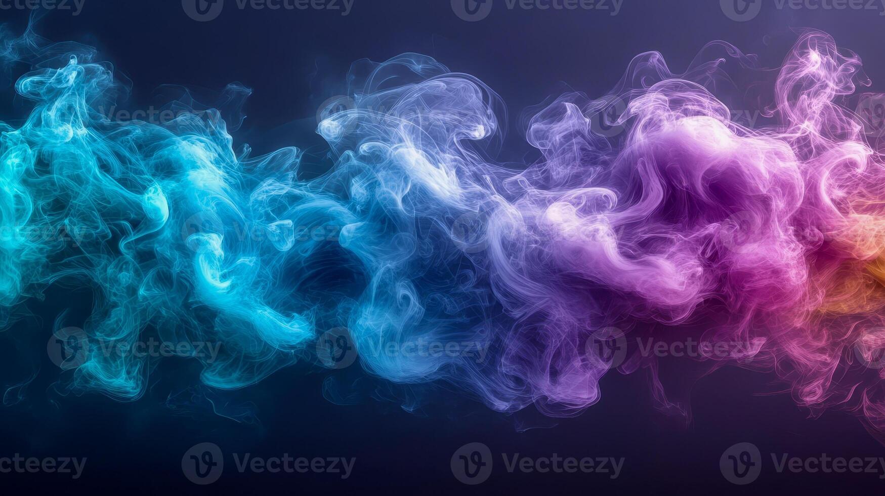 Abstract background of smoke in multicolored shades photo