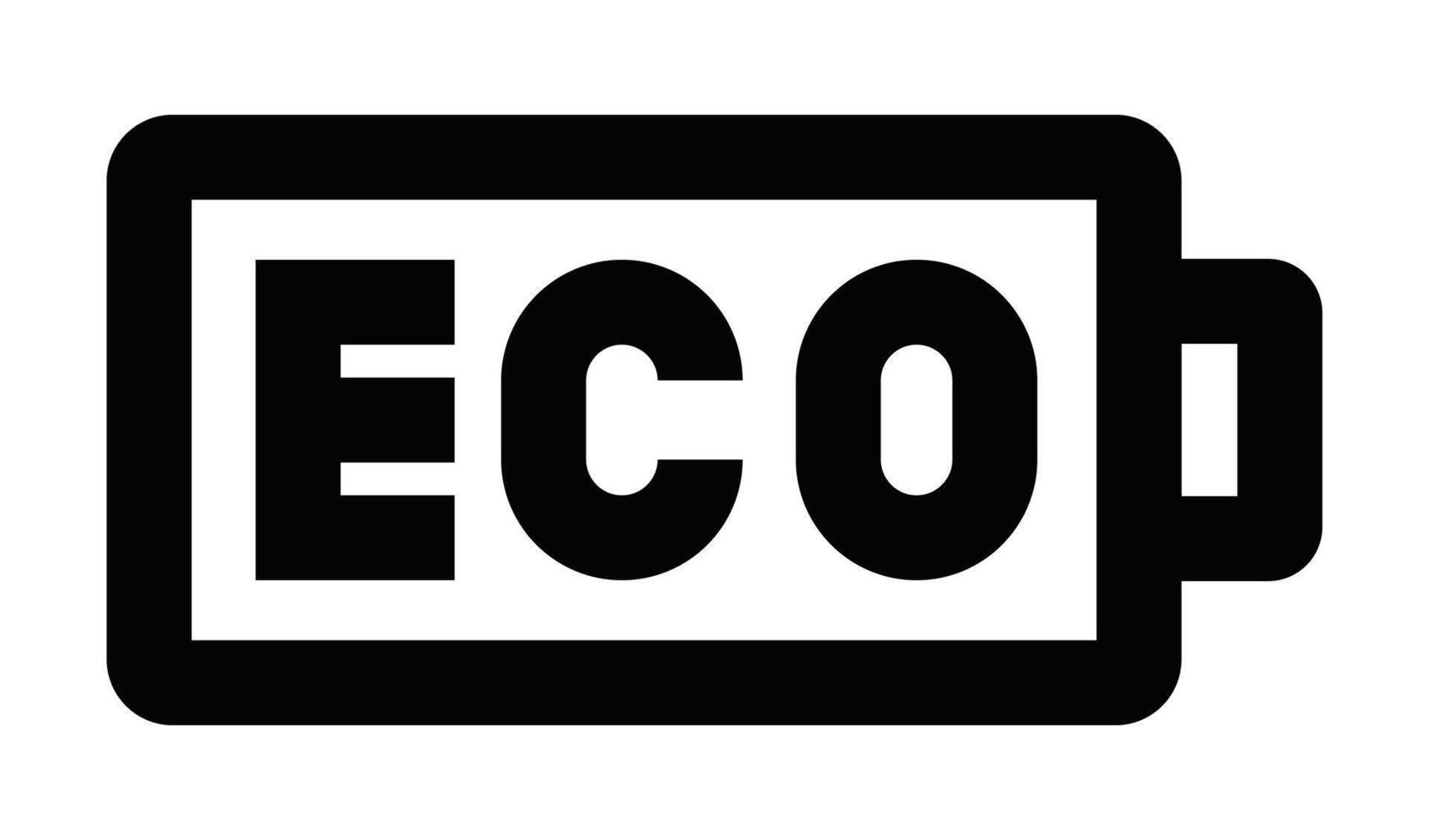 An eco logo on a white background vector