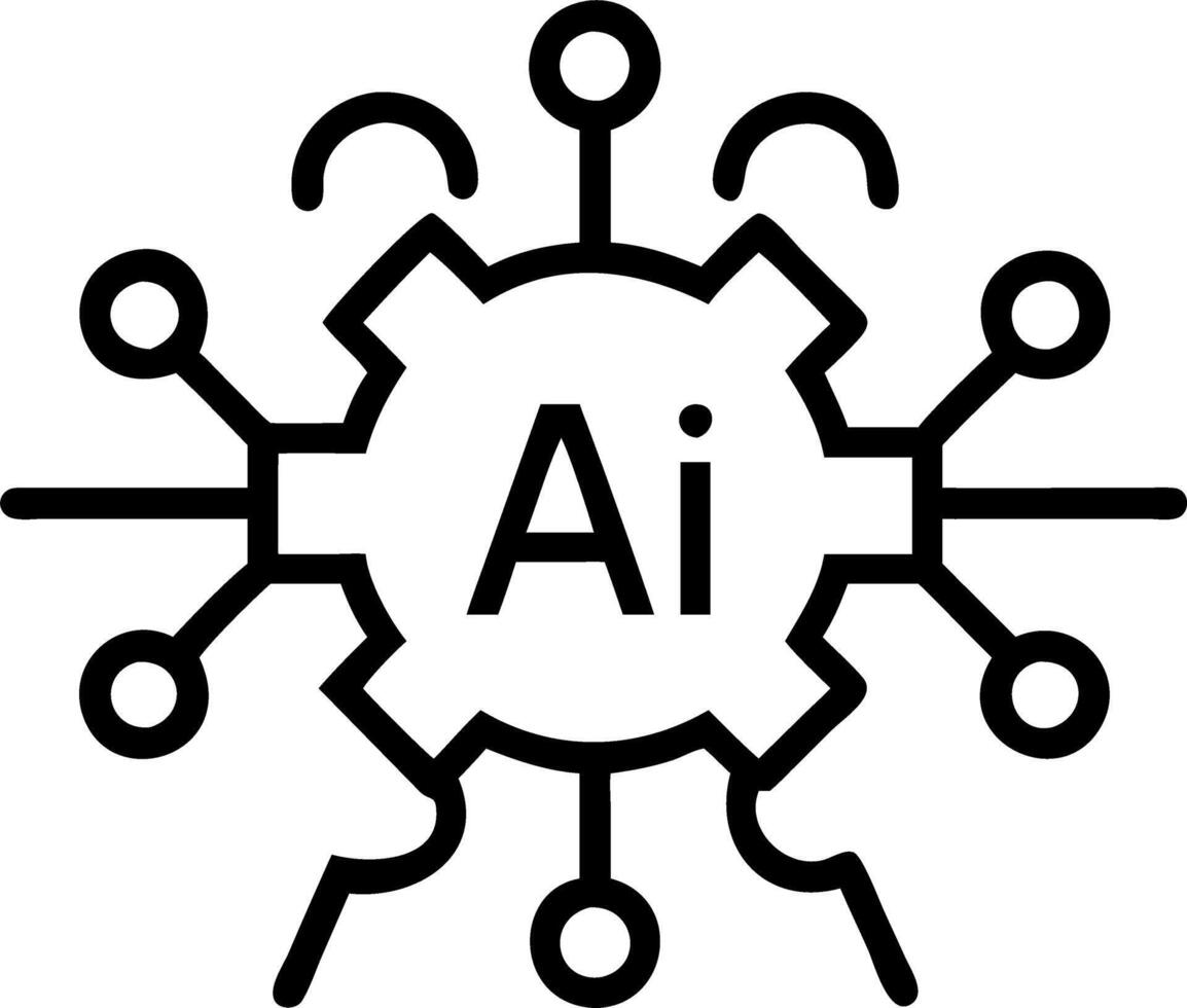 Bokeh digital art of tech leaders using AI driven analytics with copy space vector