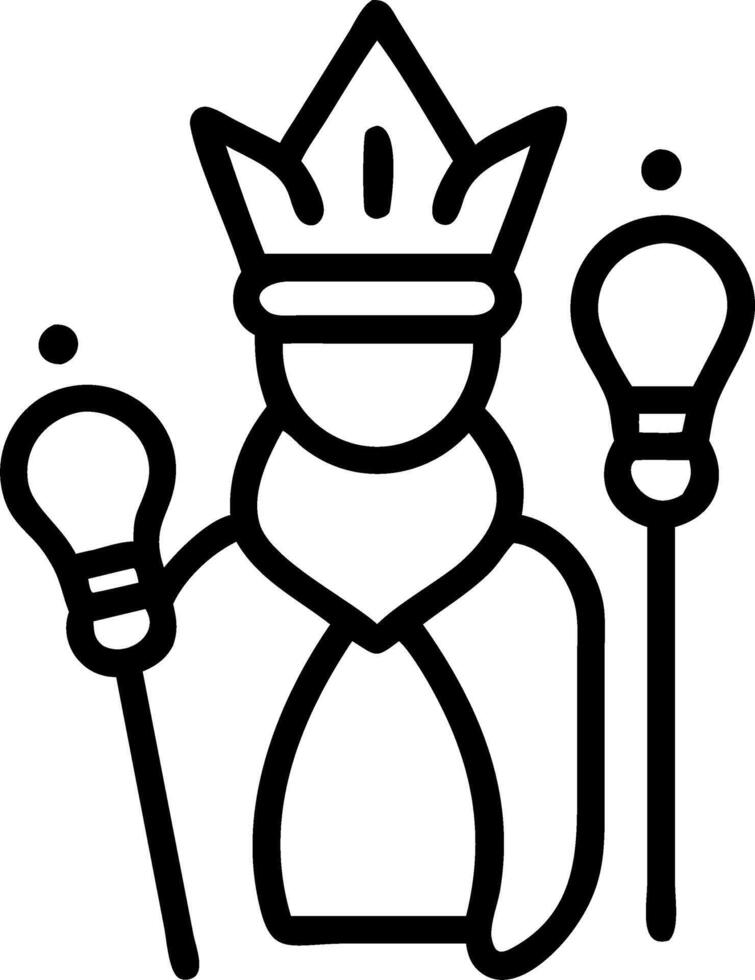 Bokeh background with Reyes Magos and glowing lanterns with copy space Set 3 vector