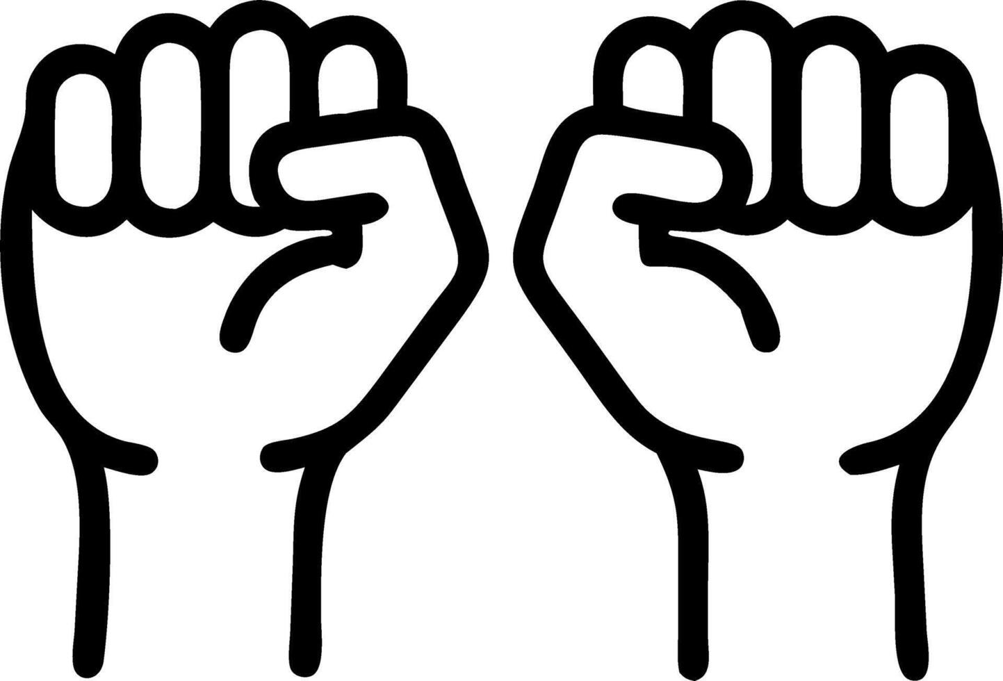 Blue Monday Stressed Hands vector