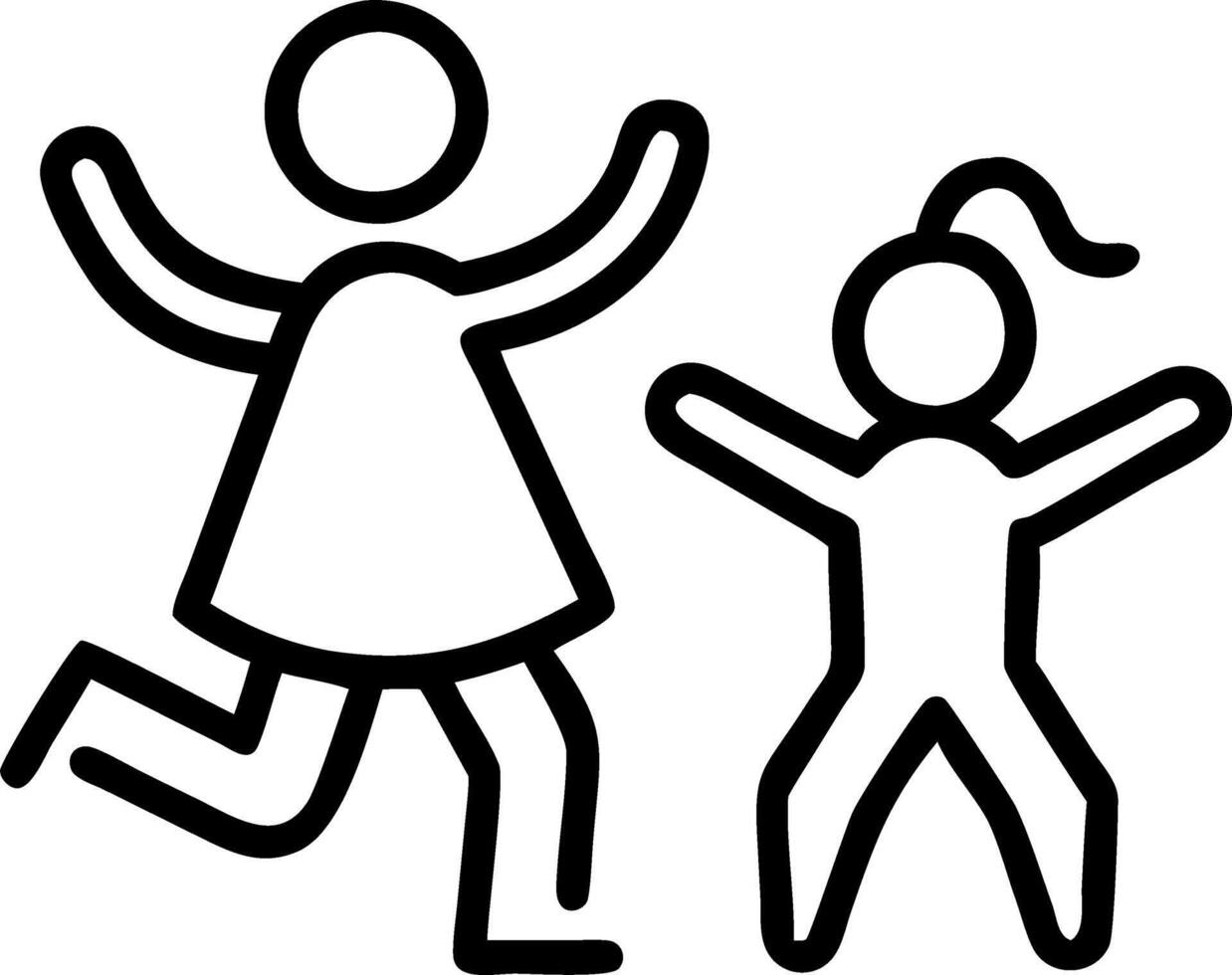 Bokeh Digital Art of Fun Morning with Kids in the Living Room vector