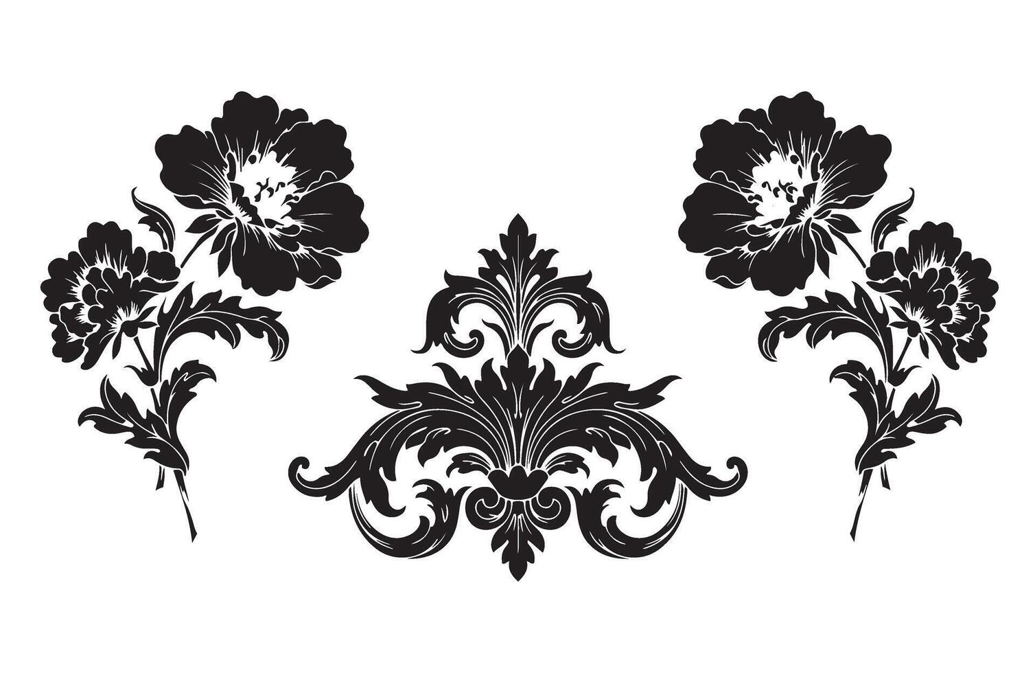 Elegant Floral Ornament Pattern Art for Home Interiors vector