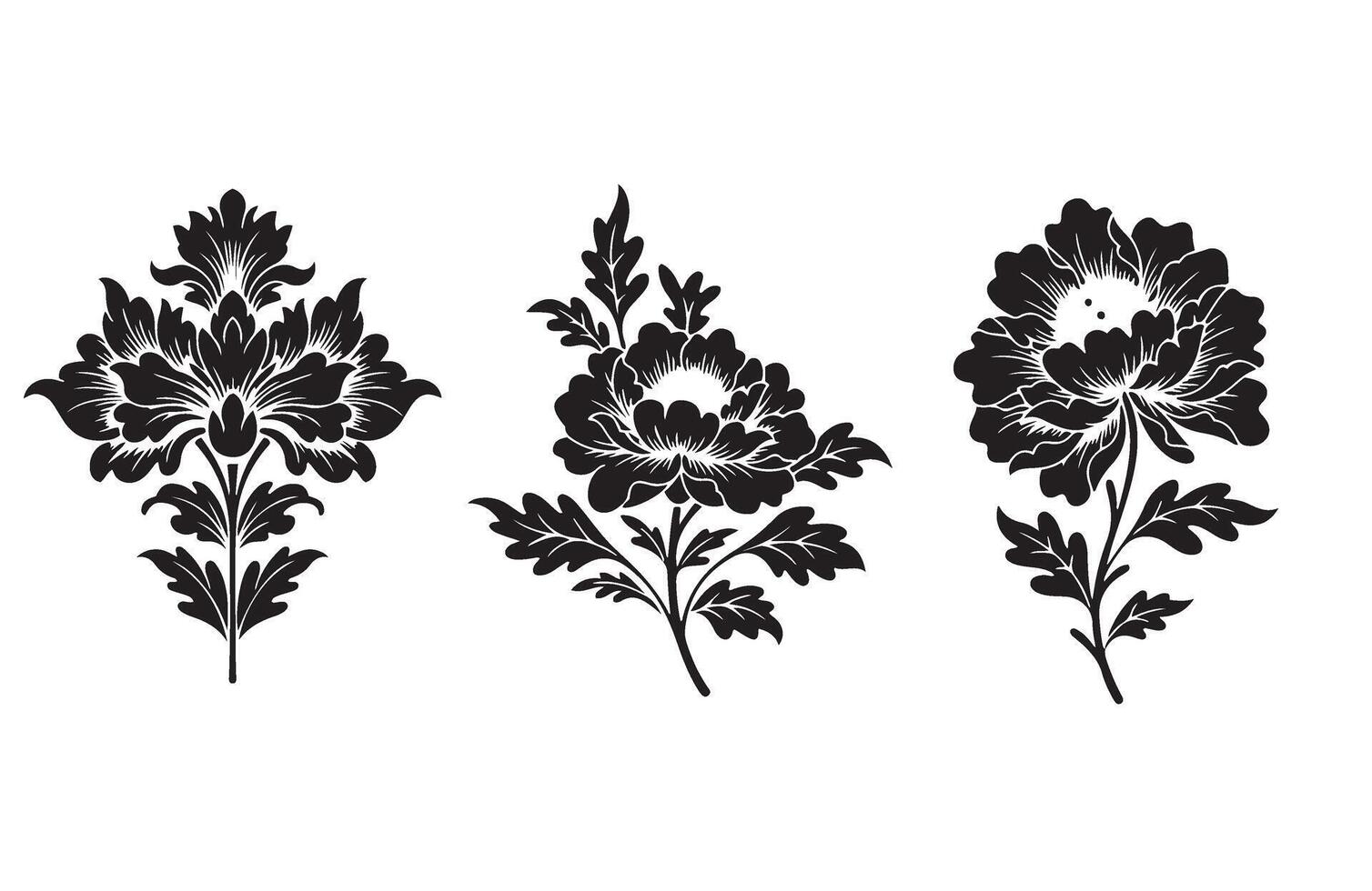 Elegant Floral Ornament Pattern Art for Packaging Design vector