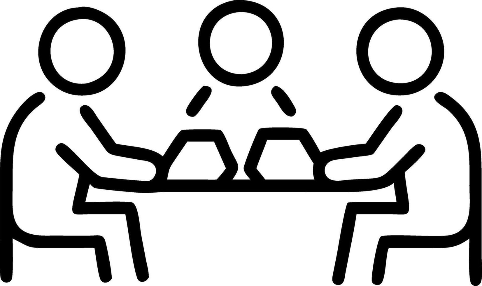 Candid shot of a family sharing a meal and discussing stories copy space on the side. vector