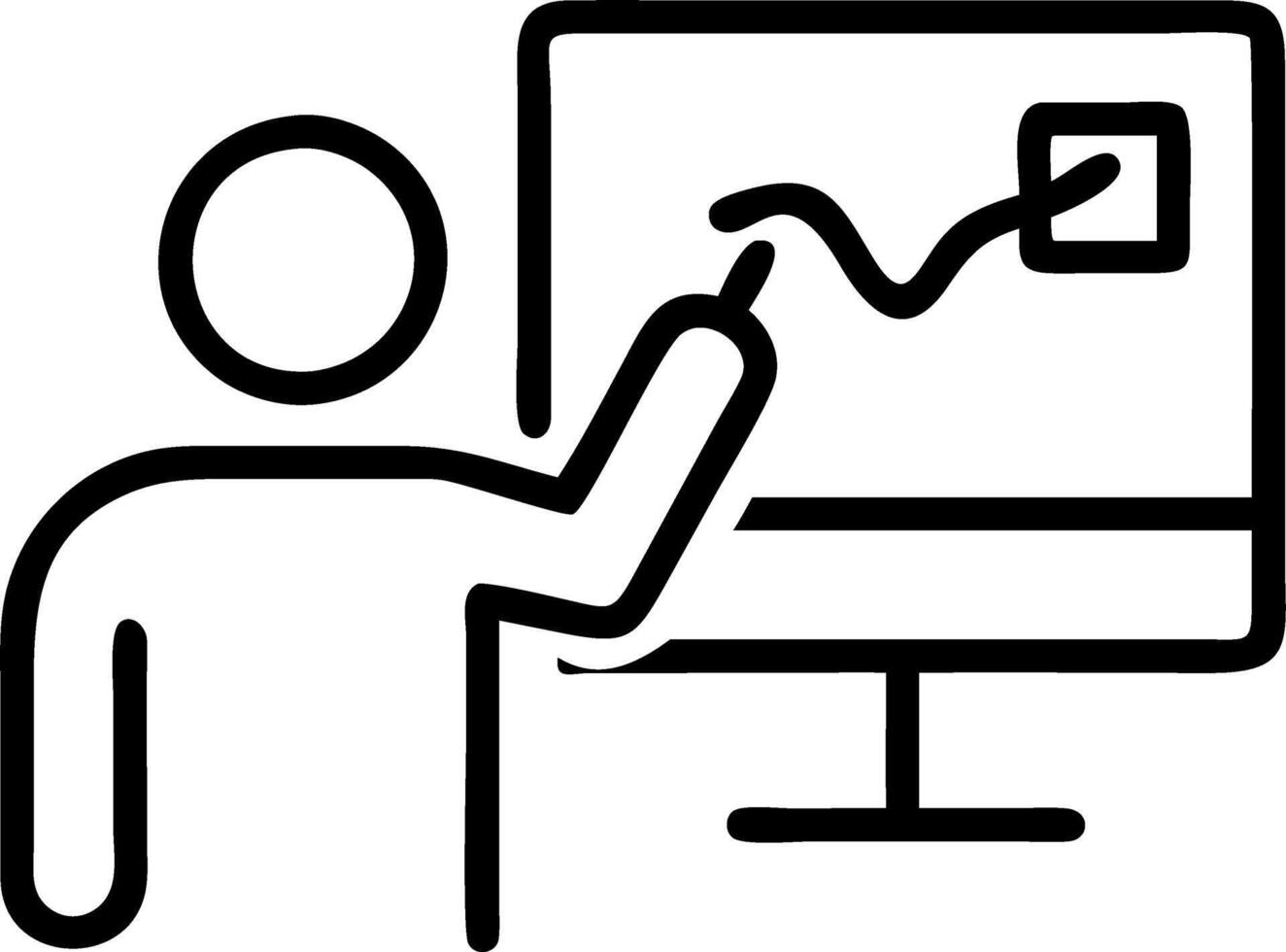 Candid photo of an engineer performing finite element analysis on a computer with copy space Set 2 vector