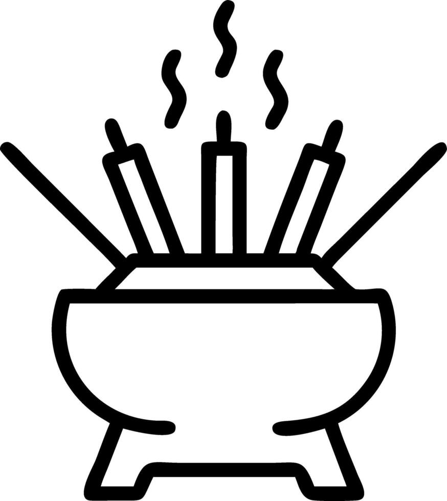 Candid image of a family visiting a temple with incense sticks during Lunar New Year with copy space above. Set 2 vector