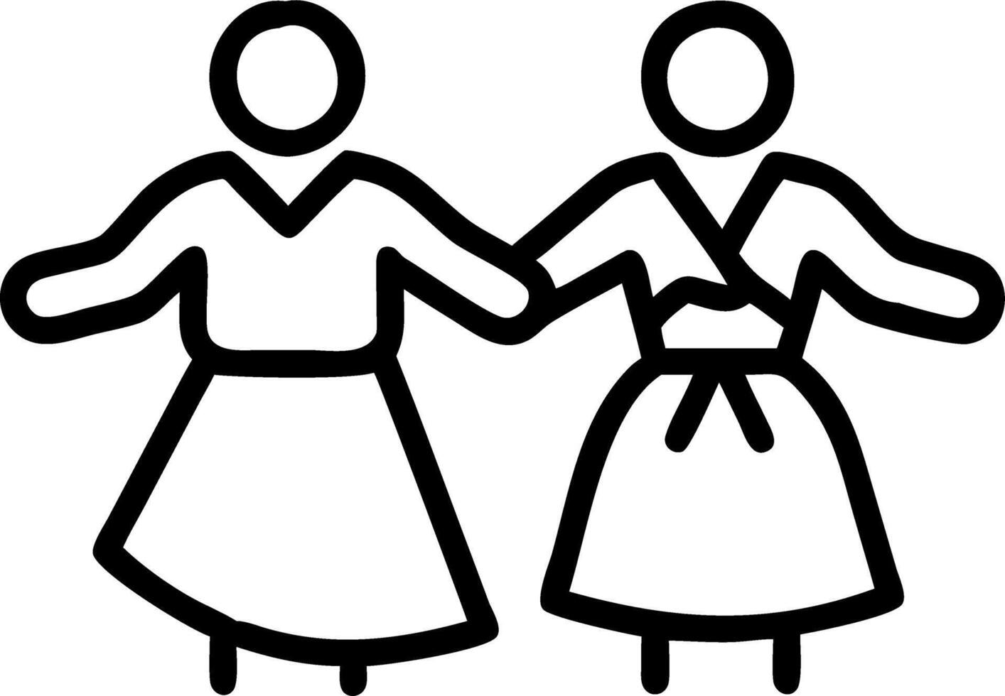 Candid Family Performing Traditional Seollal Bow vector