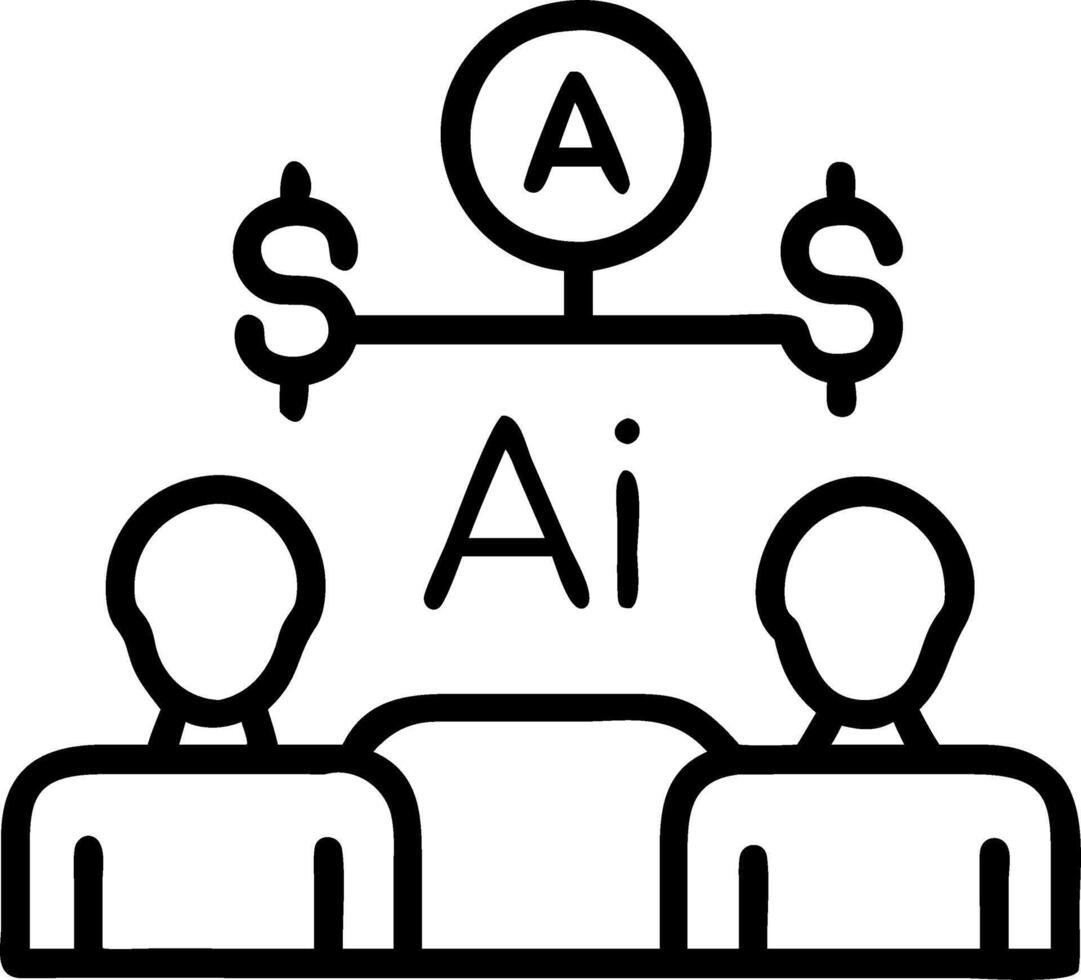 Business team using AI powered financial planning tools in macro close up copy space Set 2 vector