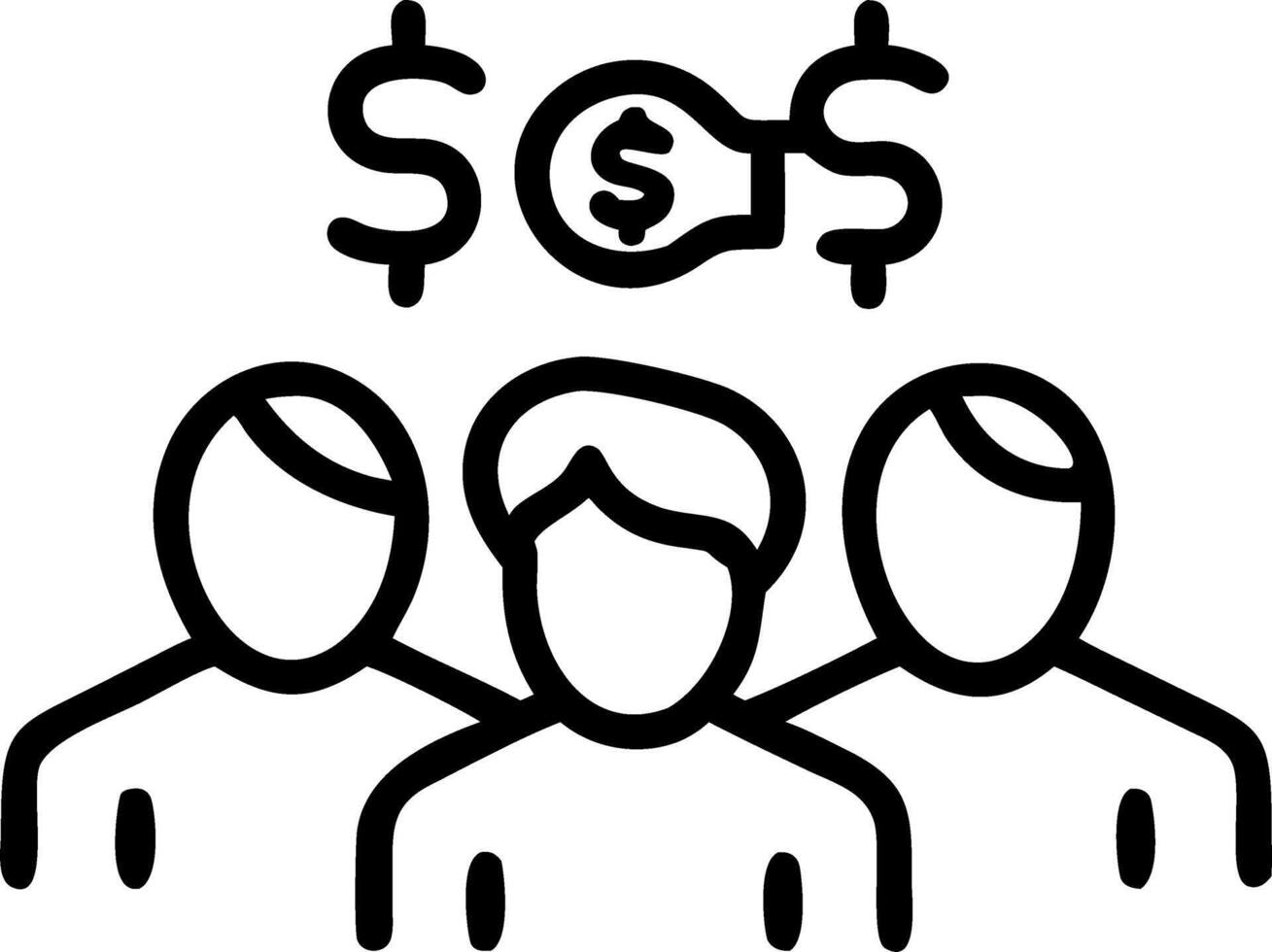 Business team stressed with financial audit in close up copy space vector