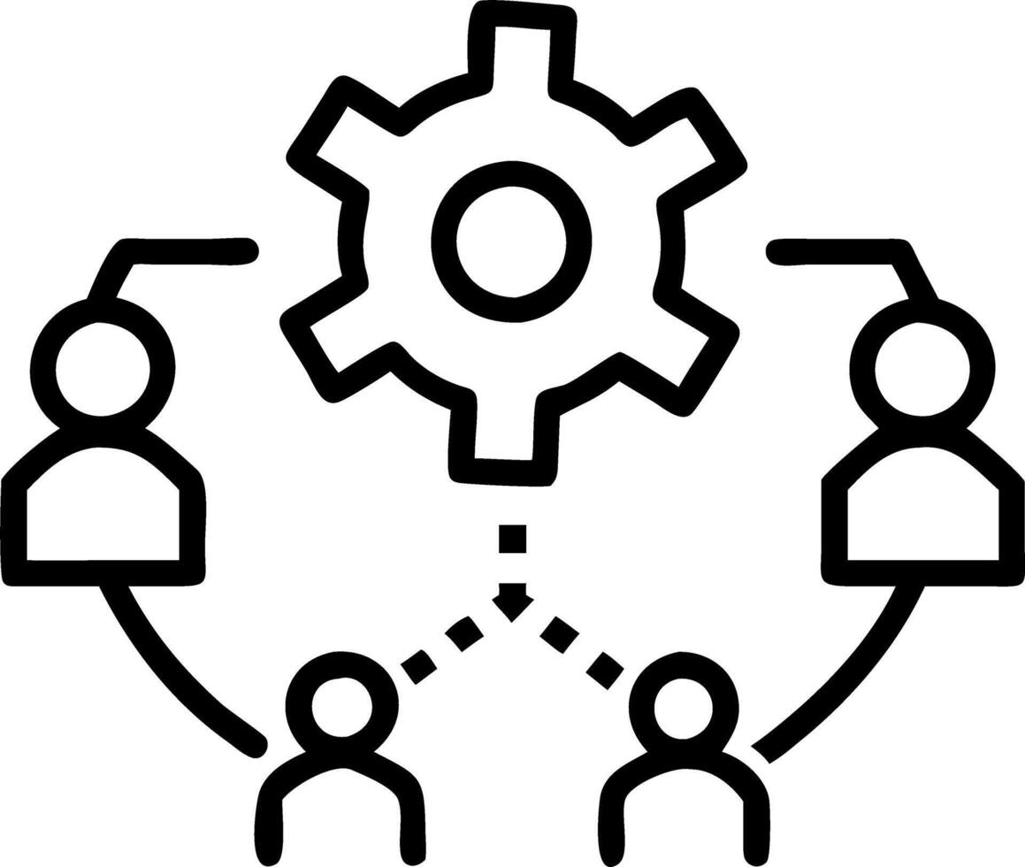 Business team optimizing AI for green supply chain in environment setting copy space vector