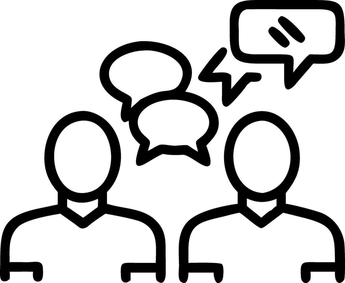 Business team experiencing communication barriers in soft abstract environment copy space Set 2 vector