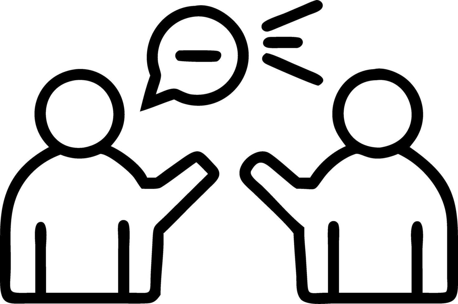 Business team experiencing communication barriers in soft abstract environment copy space vector