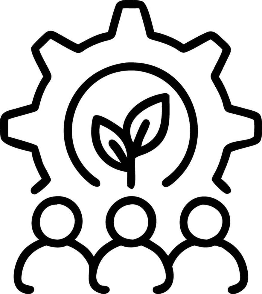 Business team enhancing eco friendly operations in bokeh digital art copy space Set 2 vector