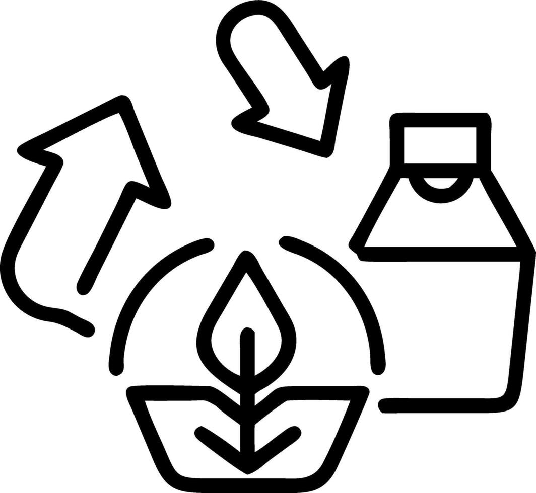 Business team designing eco friendly packaging using sustainable materials samples vector