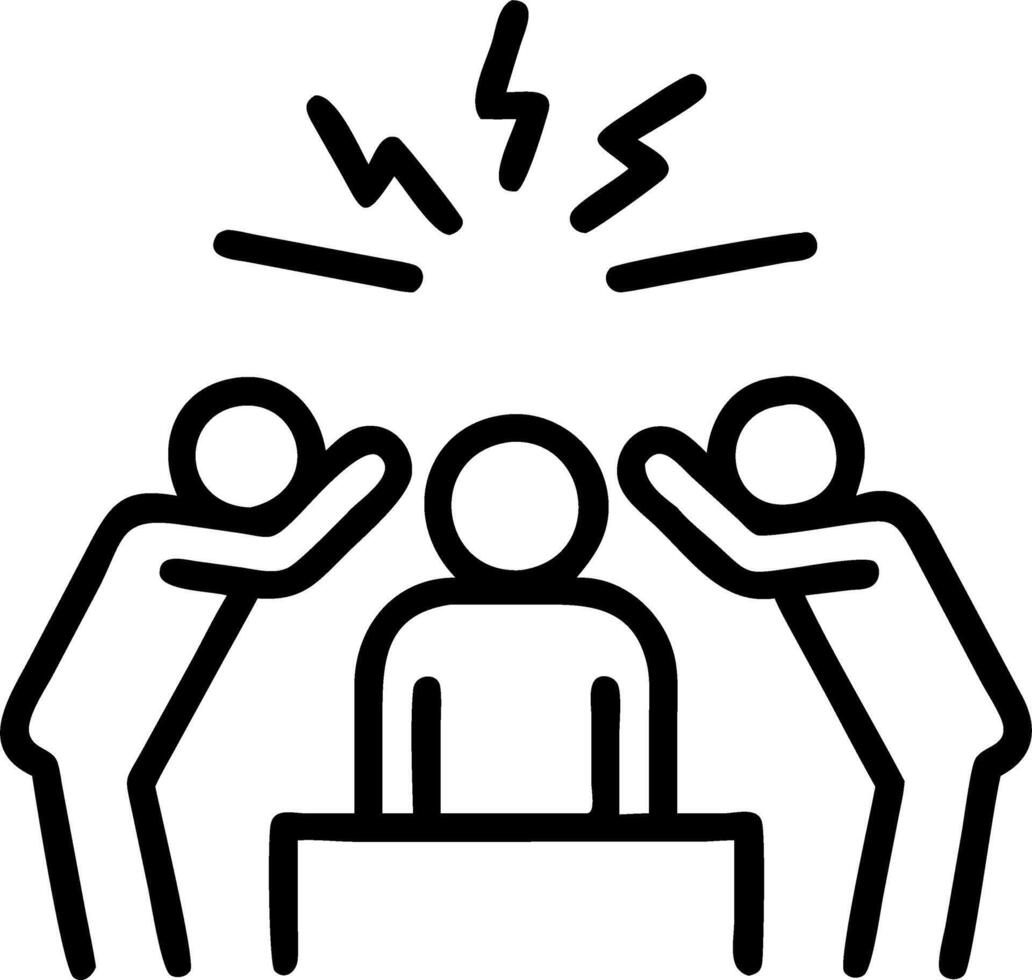 Business team dealing with high workload in modern office copy space vector