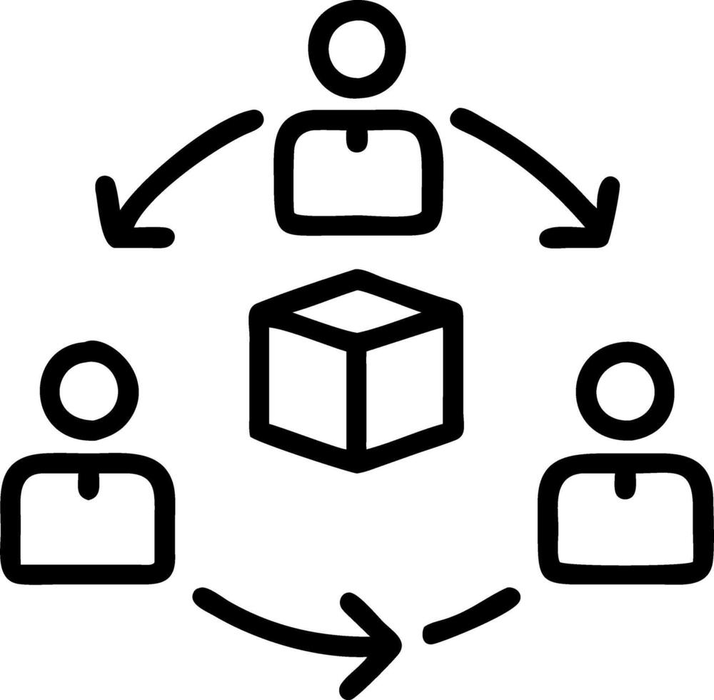 Business team collaborating on sustainable logistics in office environment copy space Set 4 vector