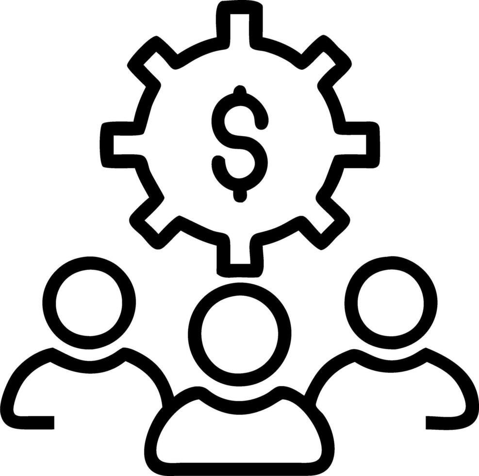 Business team collaborating on cost management strategies in bokeh digital art copy space vector