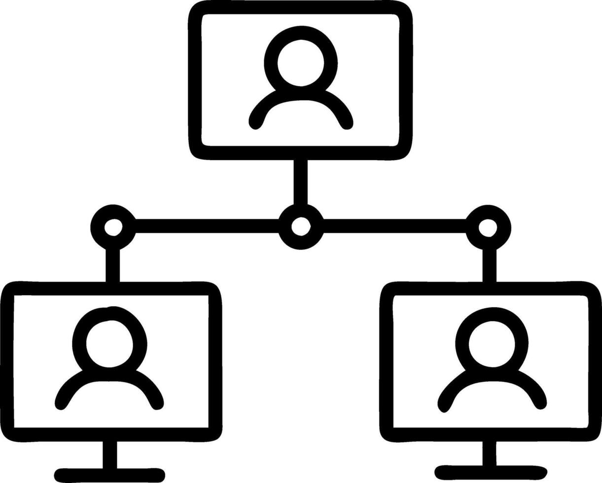 Business team analyzing network data in a modern office with copy space vector