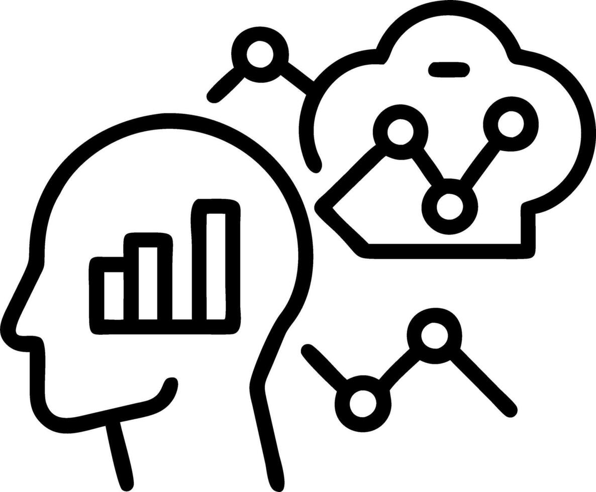 Business professionals using AI driven market research tools with soft abstract art copy space vector