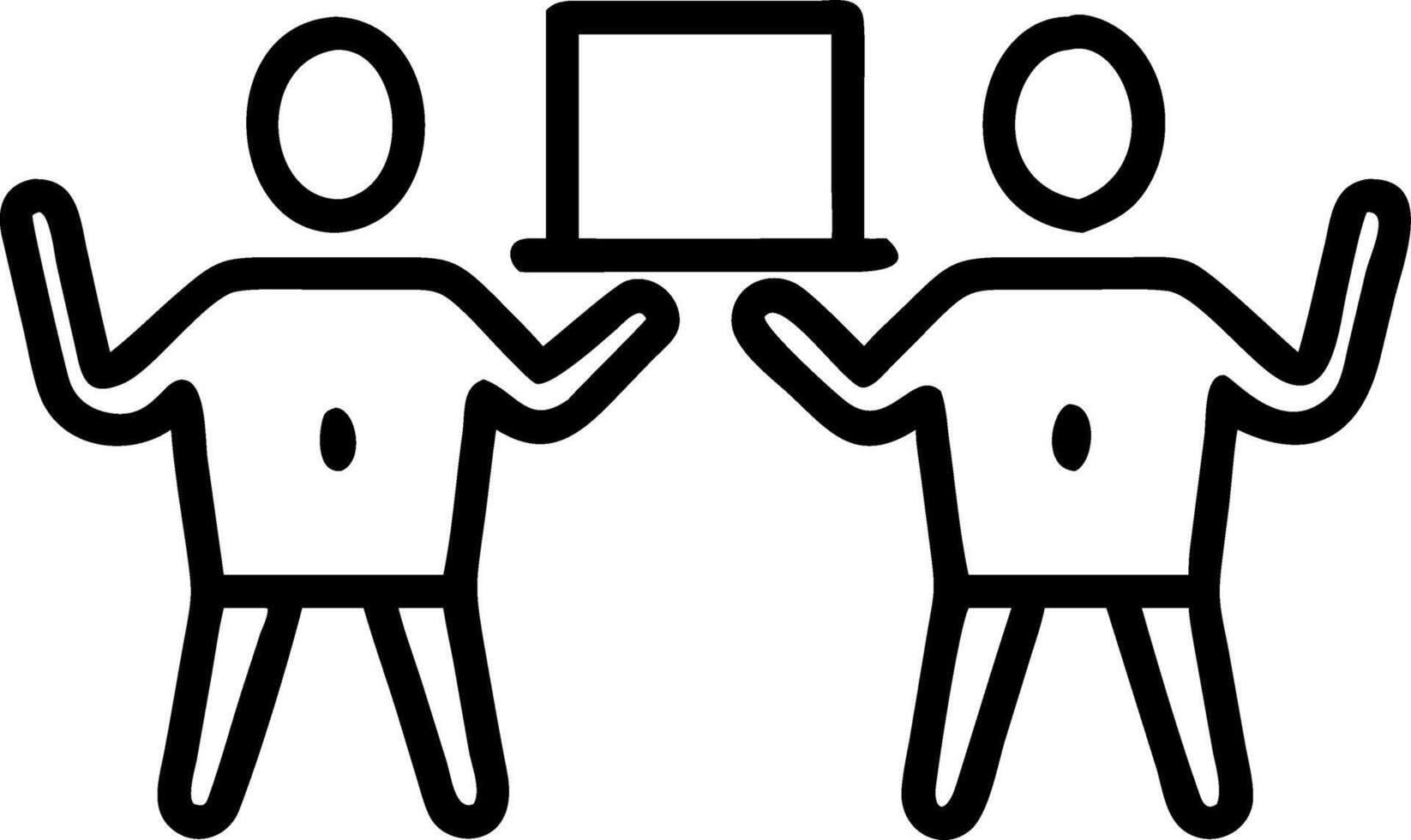 Business graduates holding laptops in glossy office copy space on left Set 5 vector
