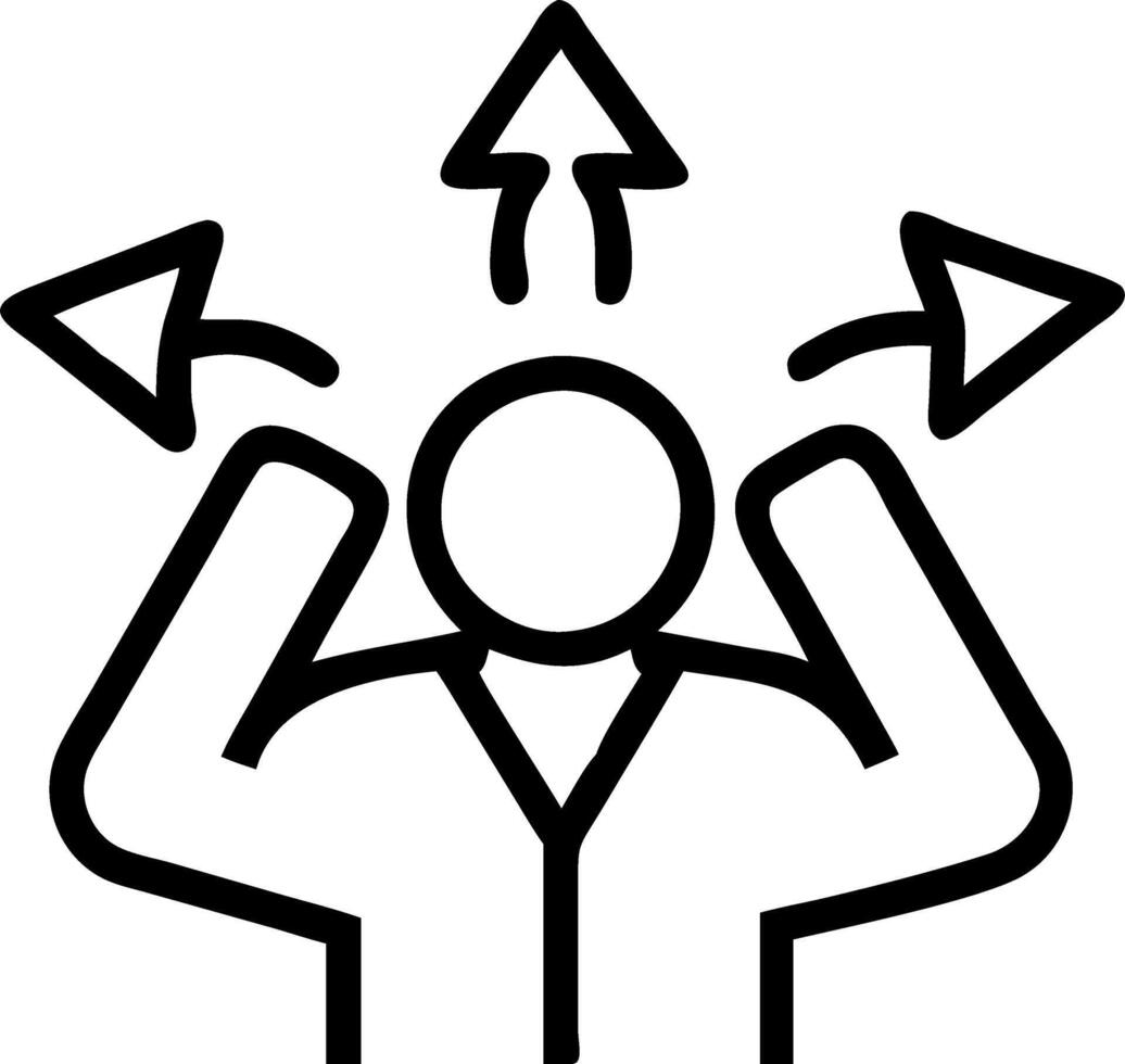 Business executive feeling overwhelmed with strategic planning on plain background copy space Set 7 vector