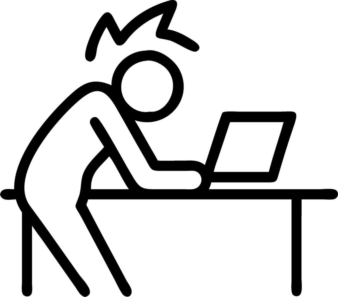 Business executive feeling overwhelmed with strategic planning on plain background copy space Set 4 vector