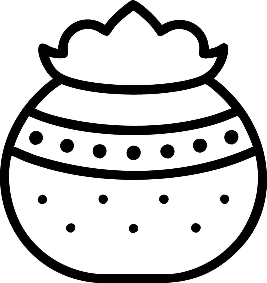 Bokeh Soft Pongal Pot vector