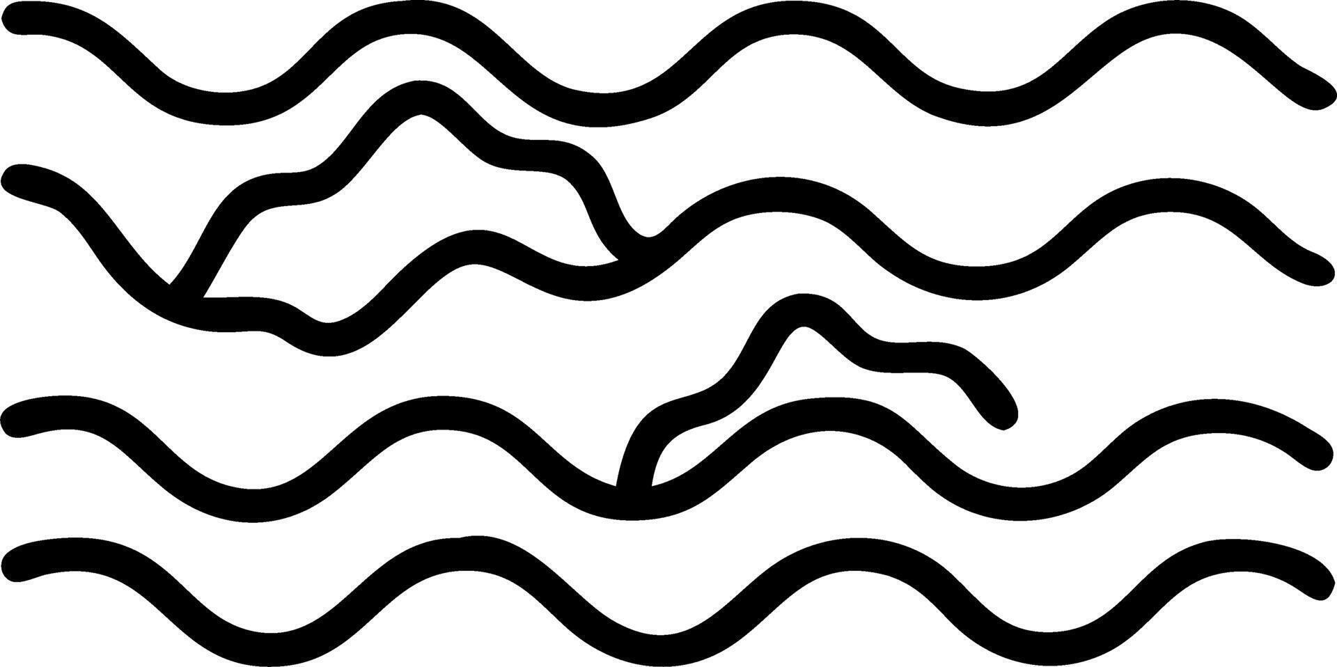 Abstract waves of colors blending together with copy space vector