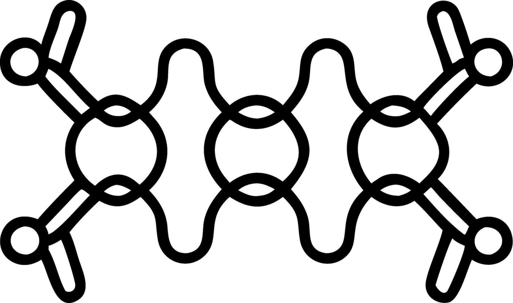 Abstract network of diverse threads weaving together with copy space vector
