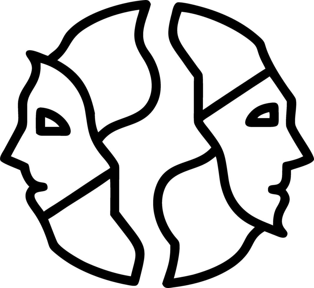 Abstract mosaic of diverse faces forming a single image with copy space vector