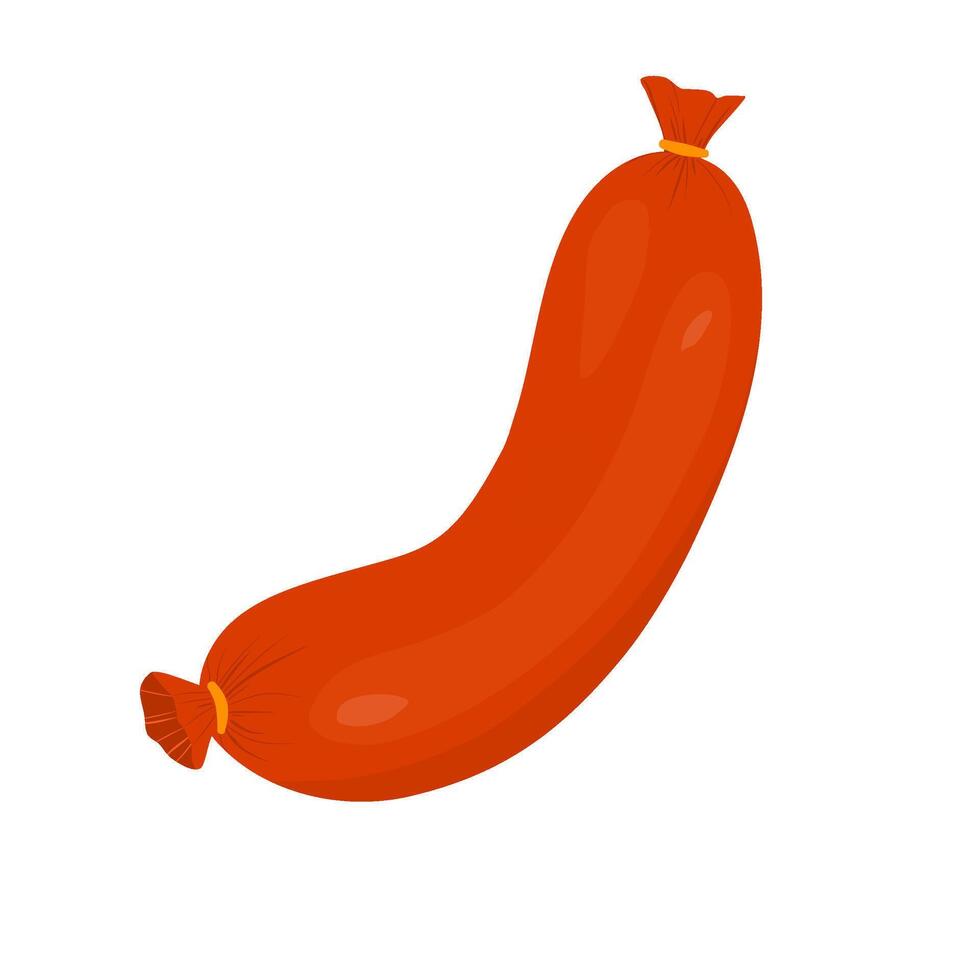 simple sausage element vector