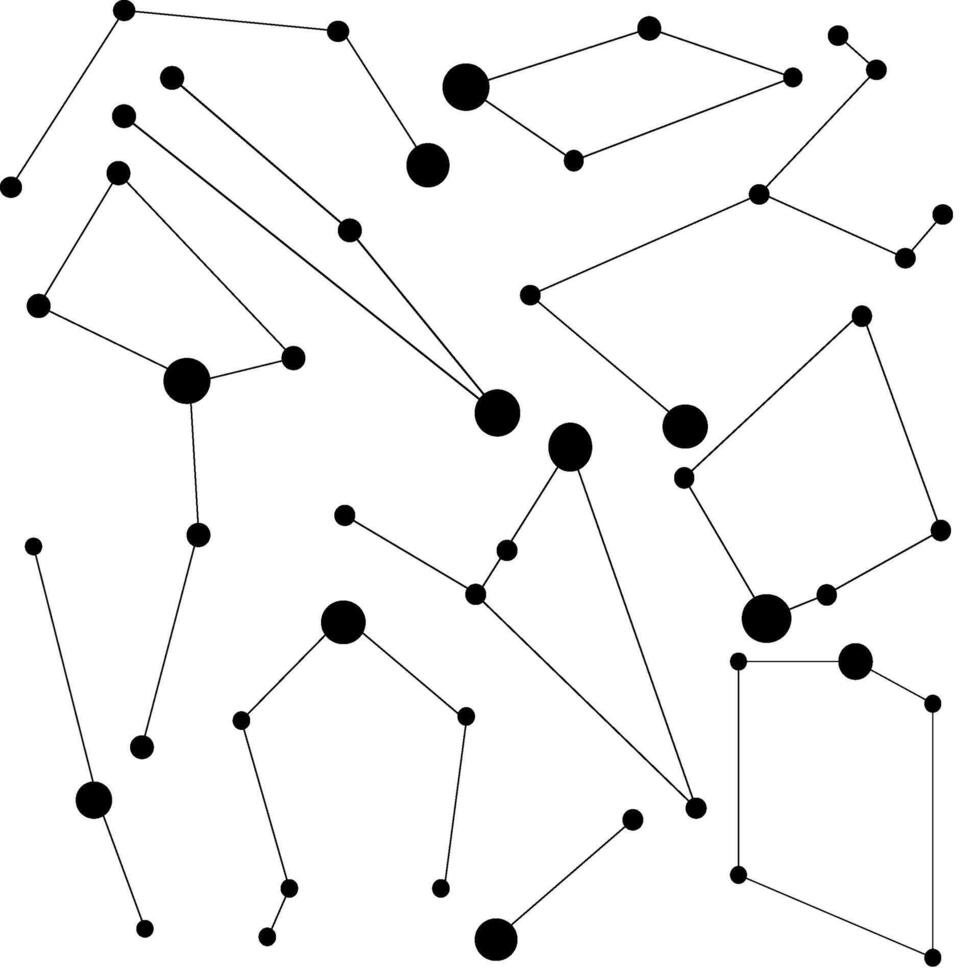 star constellations background vector