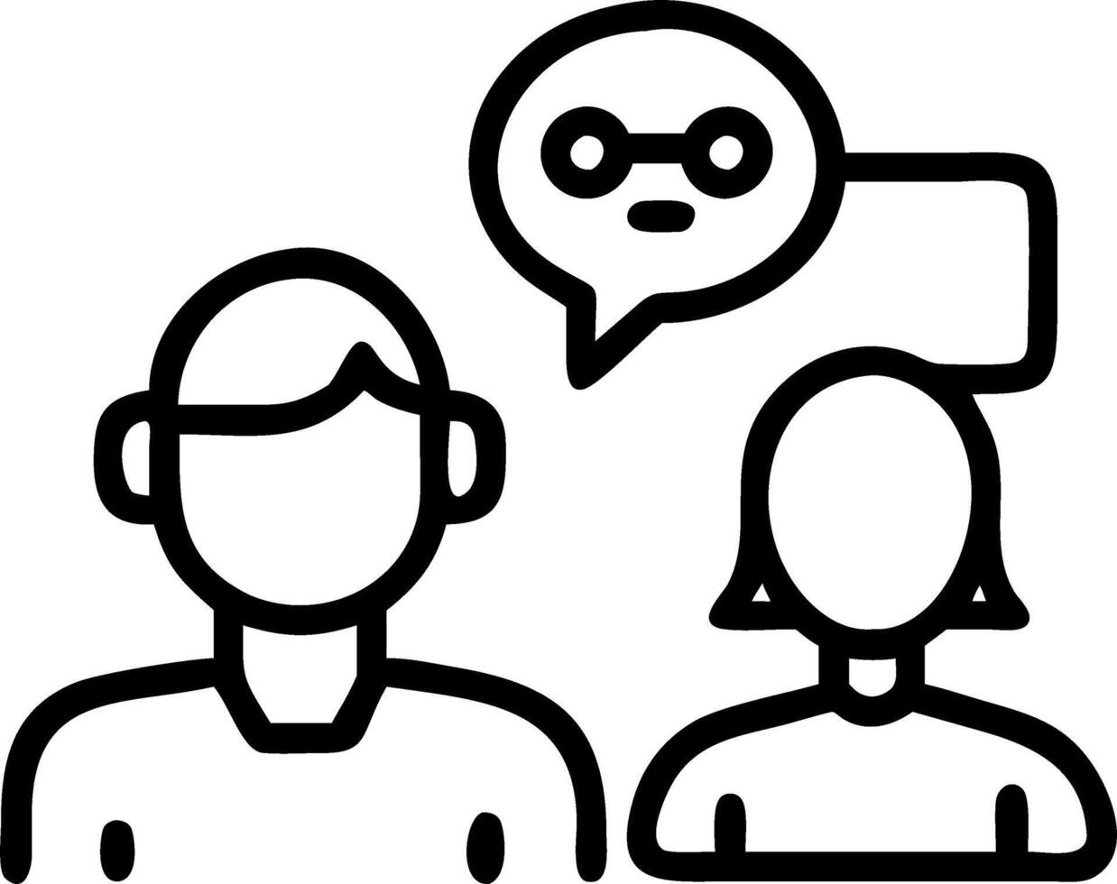Business themed digital art of customer service rep and AI hologram working together vector