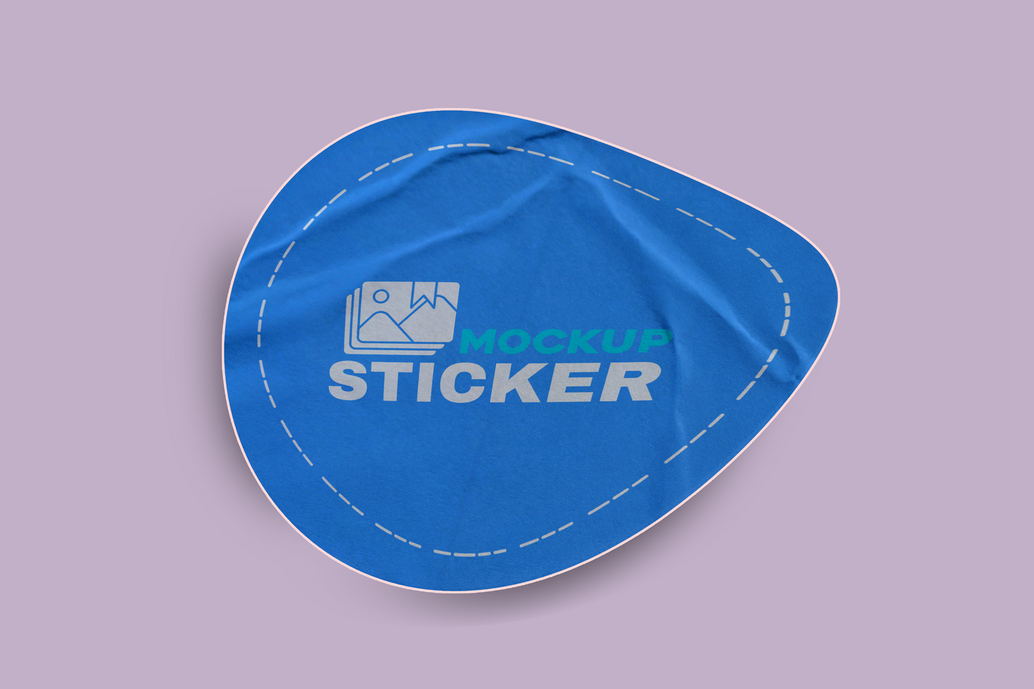 Textured Sticker Mockups for Unique Visual Branding psd